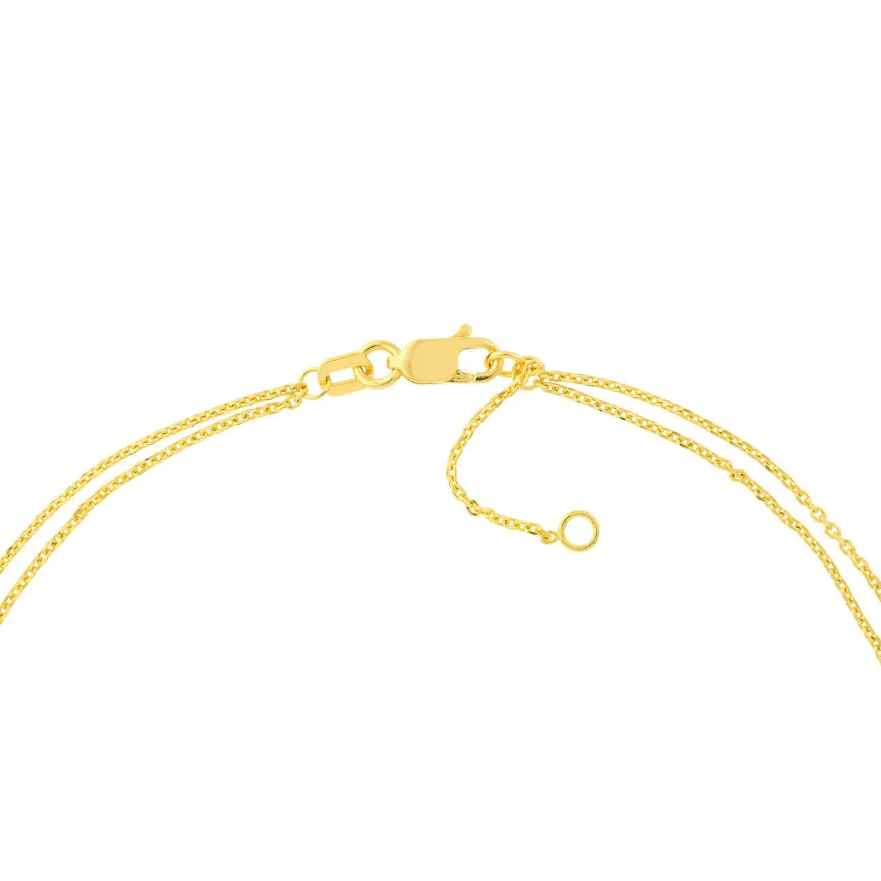 14K Yellow Gold Anklets with Diamonds