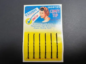 1940s Made in England  VALERIE Shorties CUMFY TIP BOB PINS