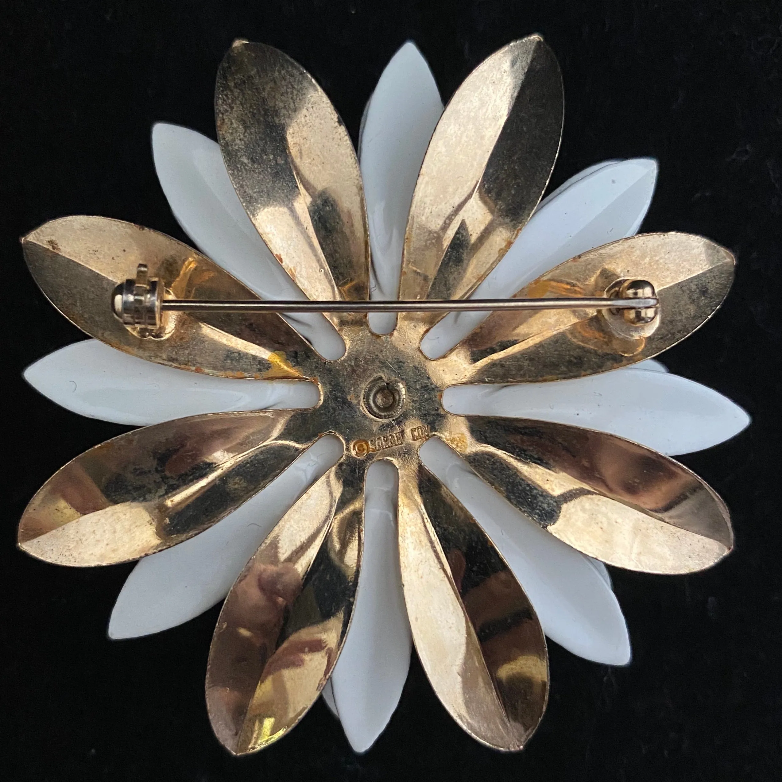 1966 Sarah Coventry Water Lily Brooch