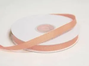 25 Yards 3/8" DIY Peach Grosgrain Ribbon For Craft Dress Wedding