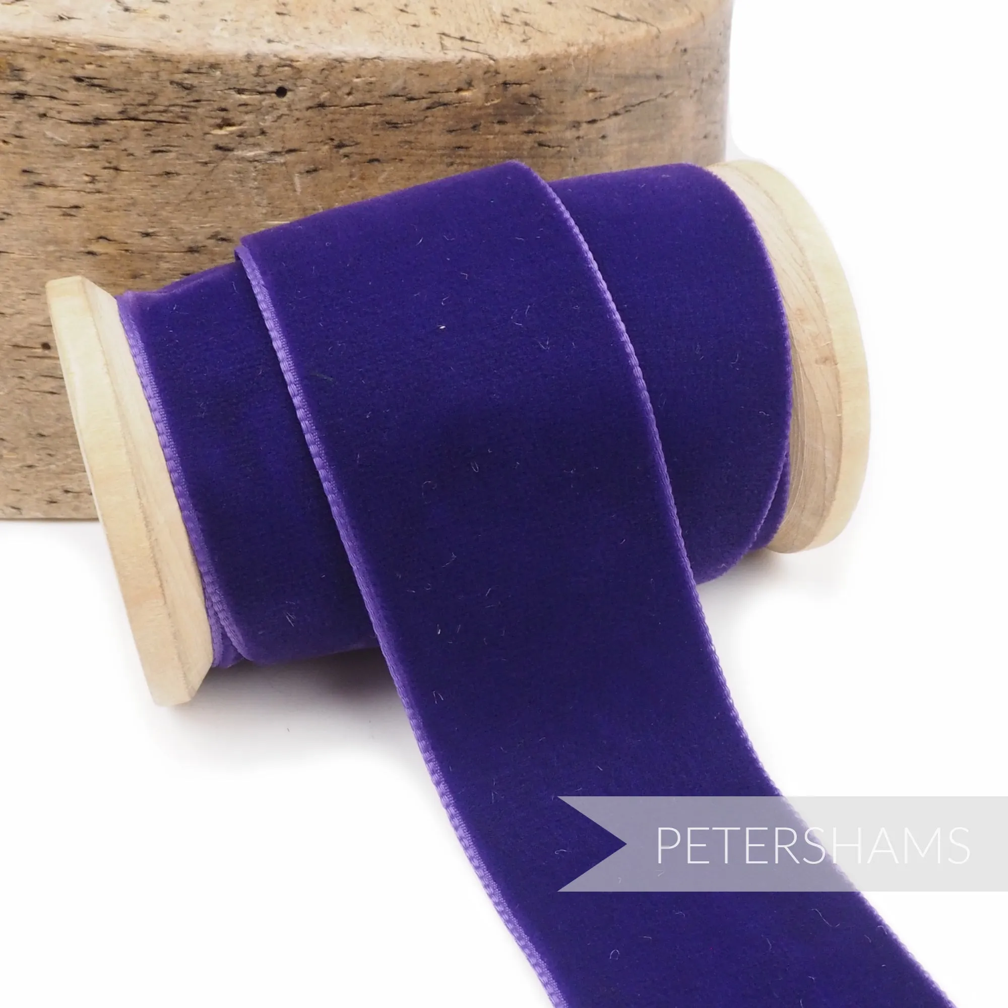 38mm Vintage Velvet Ribbon (Various Makes) - 1m