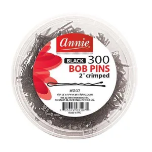 Annie Bob Pins 2" 300ct Black