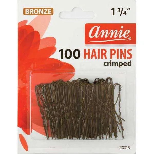 Annie Hair Pins 1 3/4" 100Ct Bronze