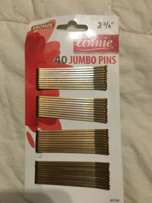 Annie Jumbo Pins Bronze 40ct