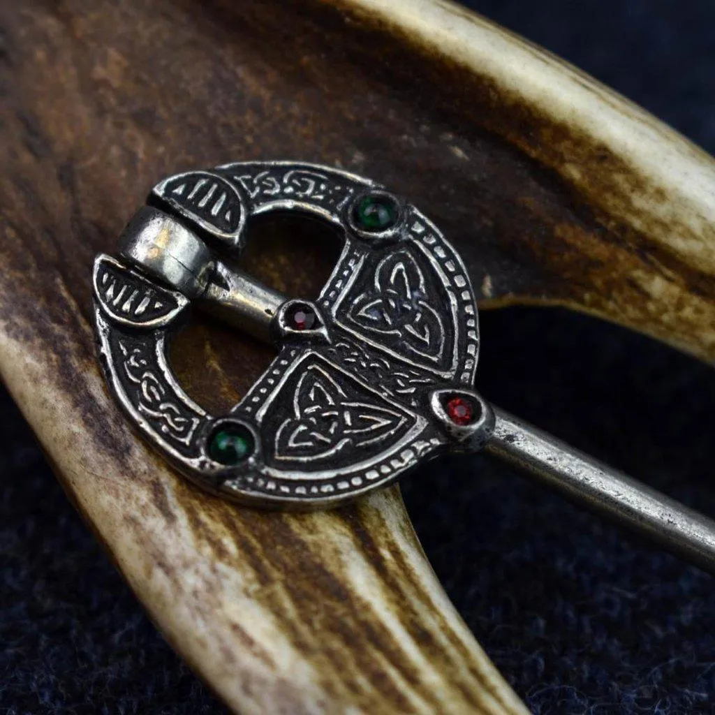 Asgard Pewter Ballinderry Ring Brooch