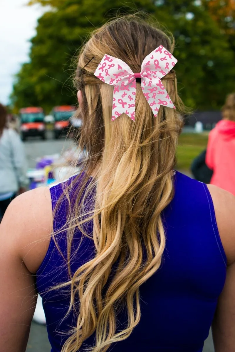 Breast Cancer Hair Bow