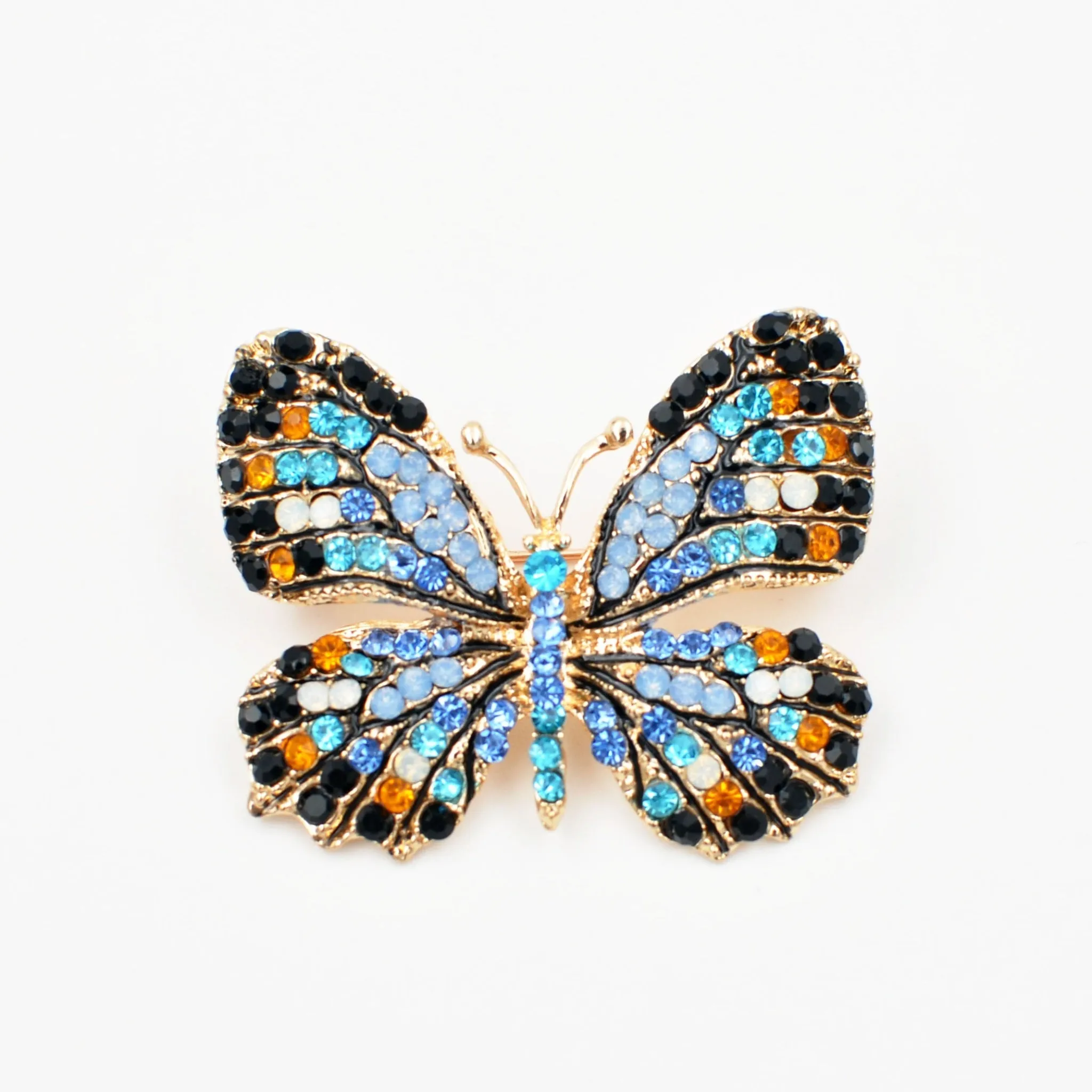 Butterfly Brooch in Crystal