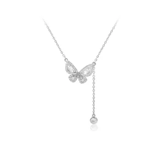 Butterfly Cubic Zirconia Necklace