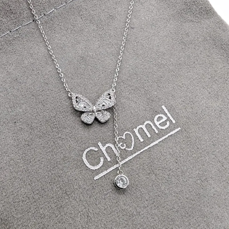 Butterfly Cubic Zirconia Necklace