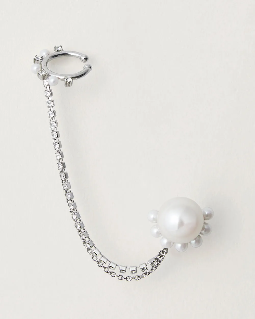 Chained Pearl Earring