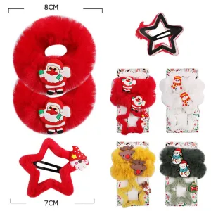 Christmas Hair Tie Pin Set 9008 (12 units)