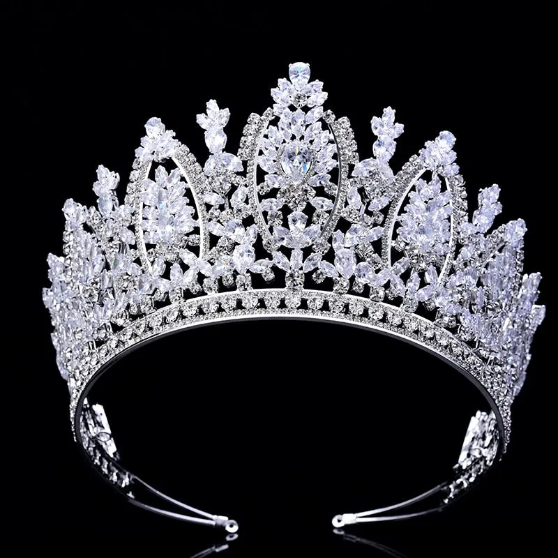 Classic Princess Crown Elegant Wedding Bridal Pageant Tiara Crown