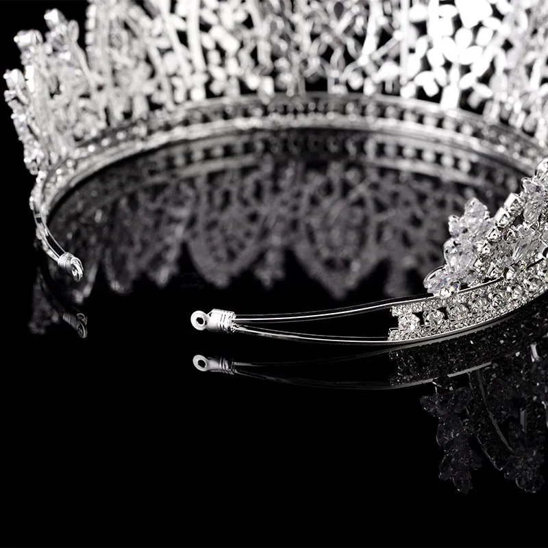 Classic Princess Crown Elegant Wedding Bridal Pageant Tiara Crown