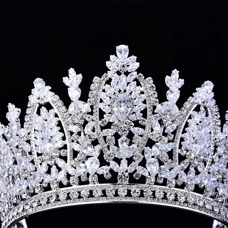 Classic Princess Crown Elegant Wedding Bridal Pageant Tiara Crown