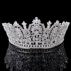 Classic Princess Crown Elegant Wedding Bridal Pageant Tiara Crown