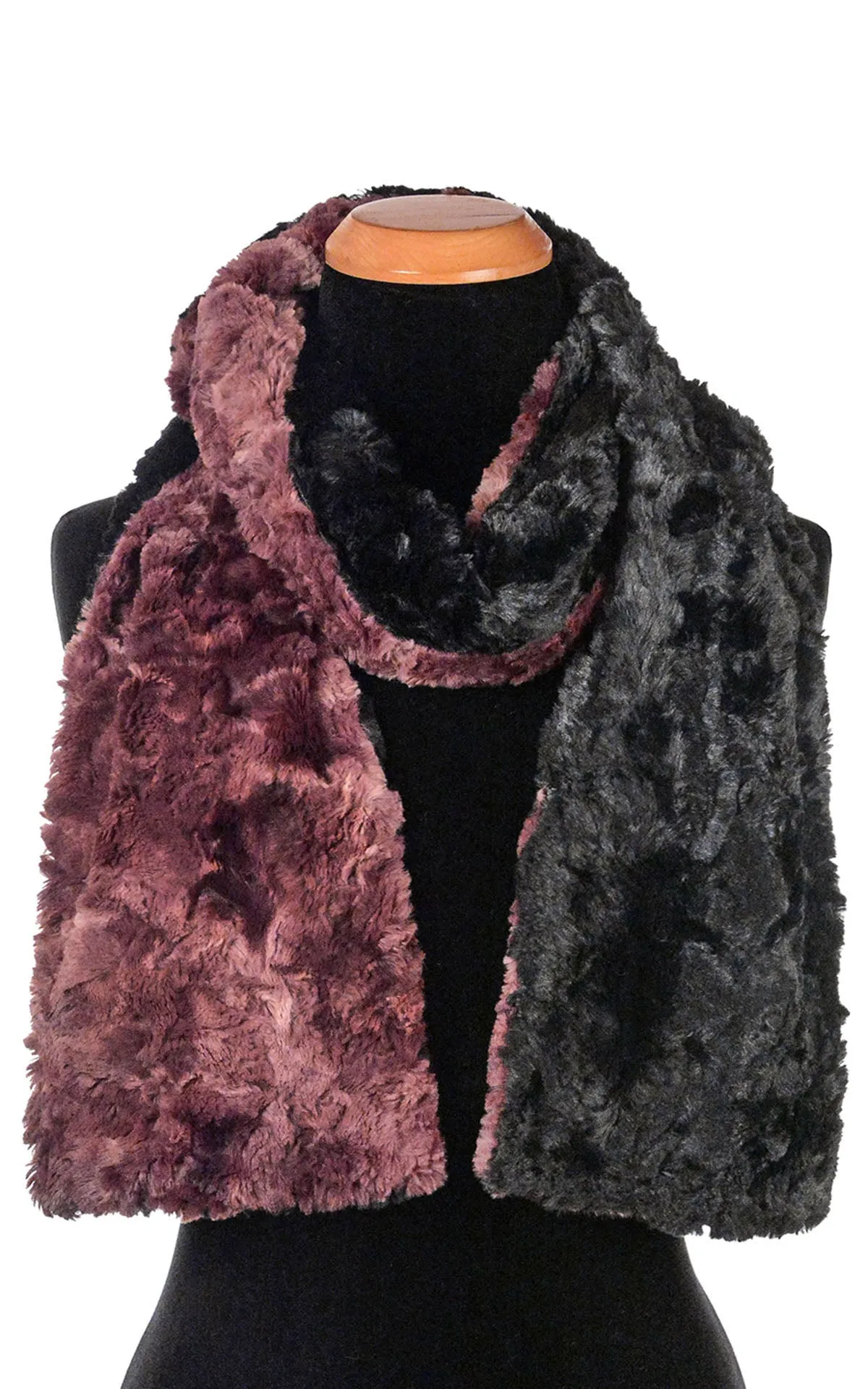 Classic Scarf - Two-Tone, Luxury Faux Fur in Highland Thistle (Limited Availability)