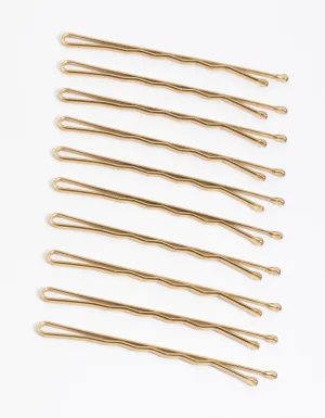 Coated Cream Bobby Pin 10-Pack