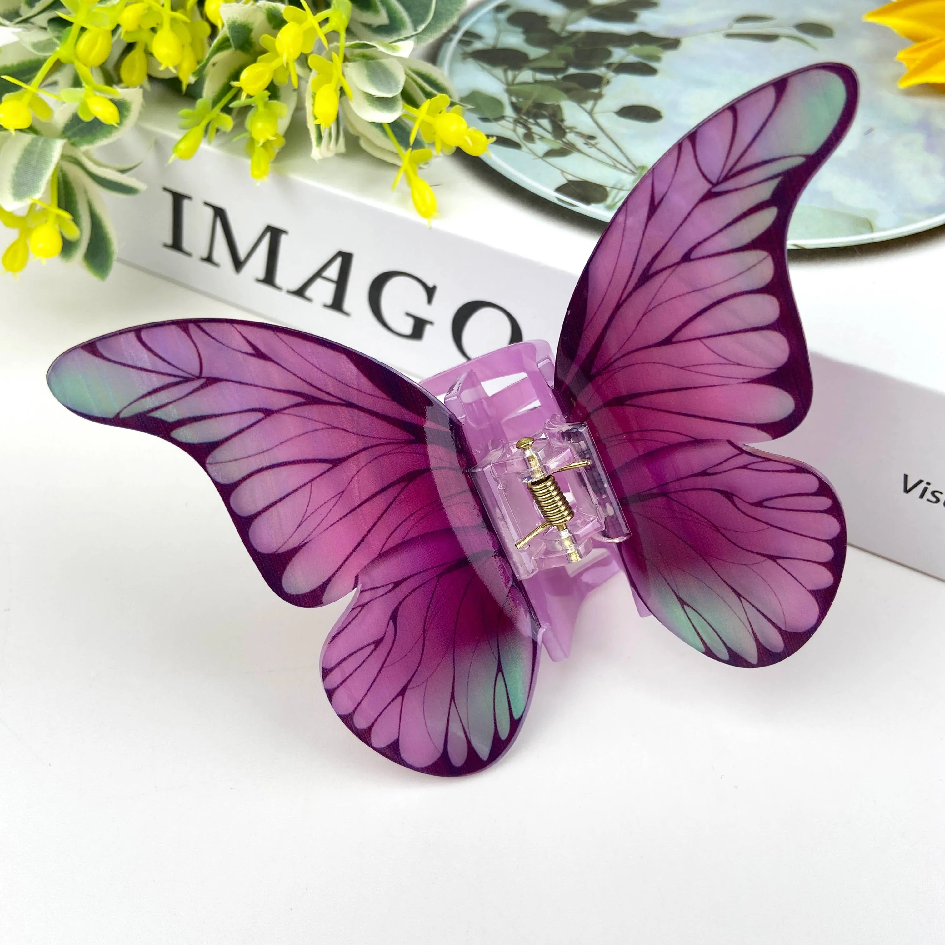 Colorful Butterfly Hair Clips