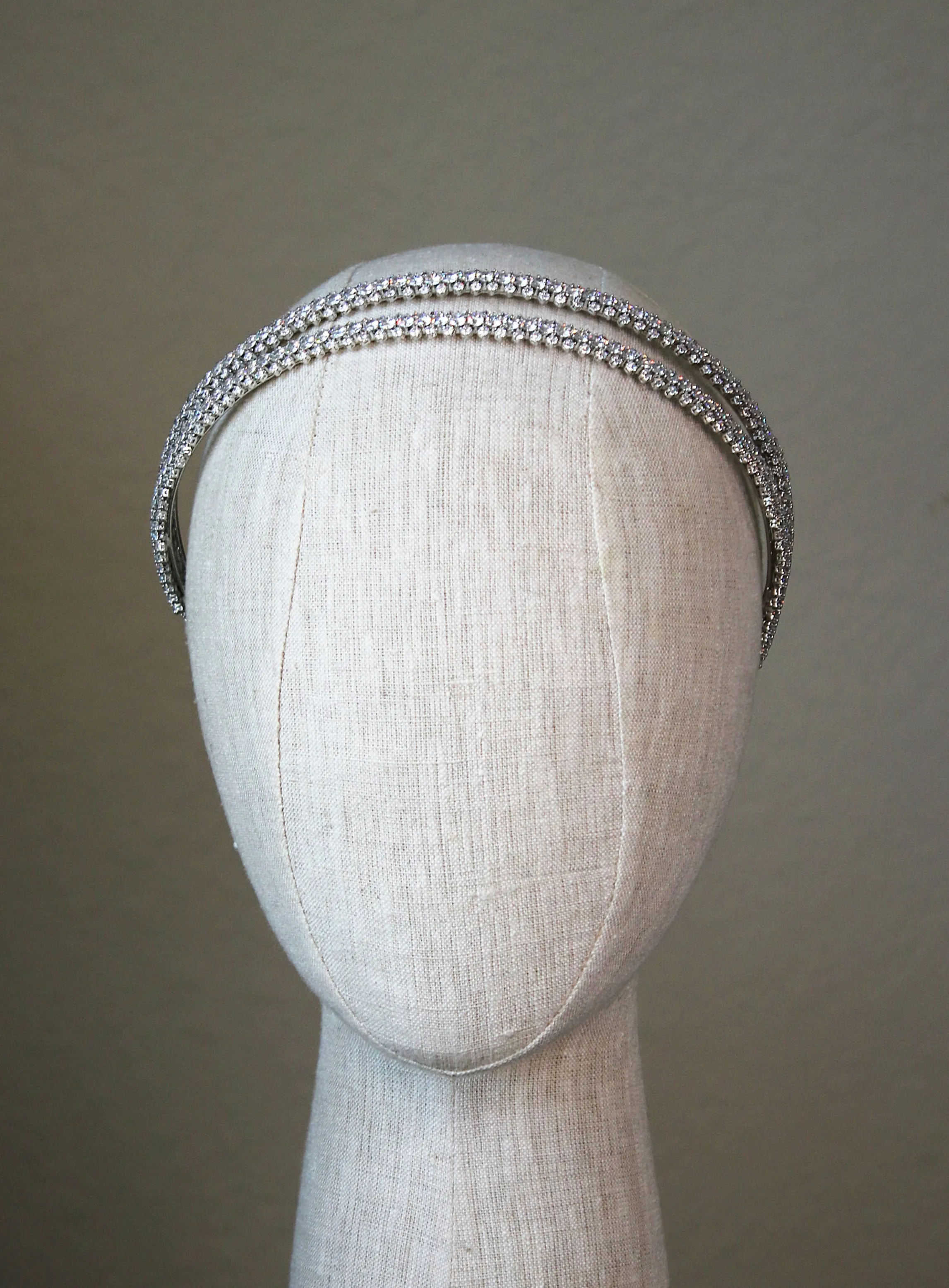 CONRAD Simulated Diamond Headband Headpiece