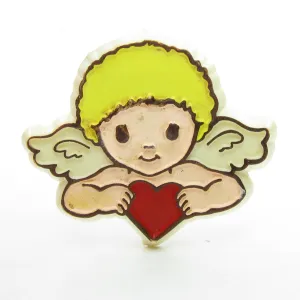 Cupid Pin Vintage 1979 Hallmark Valentine's Day Lapel