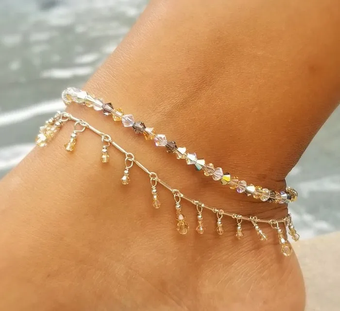 Deluxe Drop - Golden Shadows Anklet