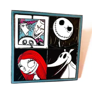 Disney Cast Exclusive Pin 15th Nightmare Before Christmas Jack Sally LE 1000 Pin