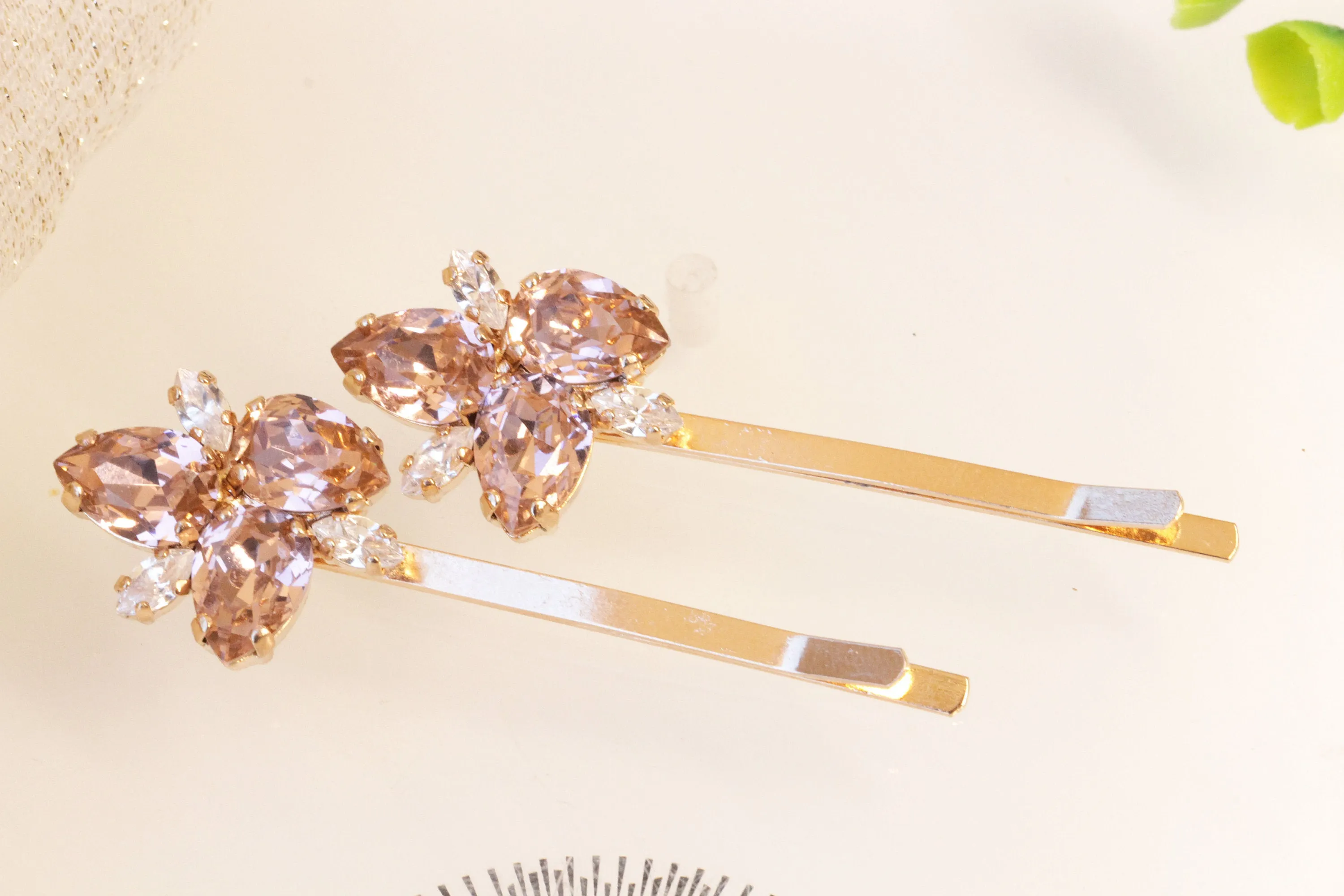 DUSTY Pink BOBBY PINS