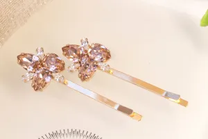 DUSTY Pink BOBBY PINS