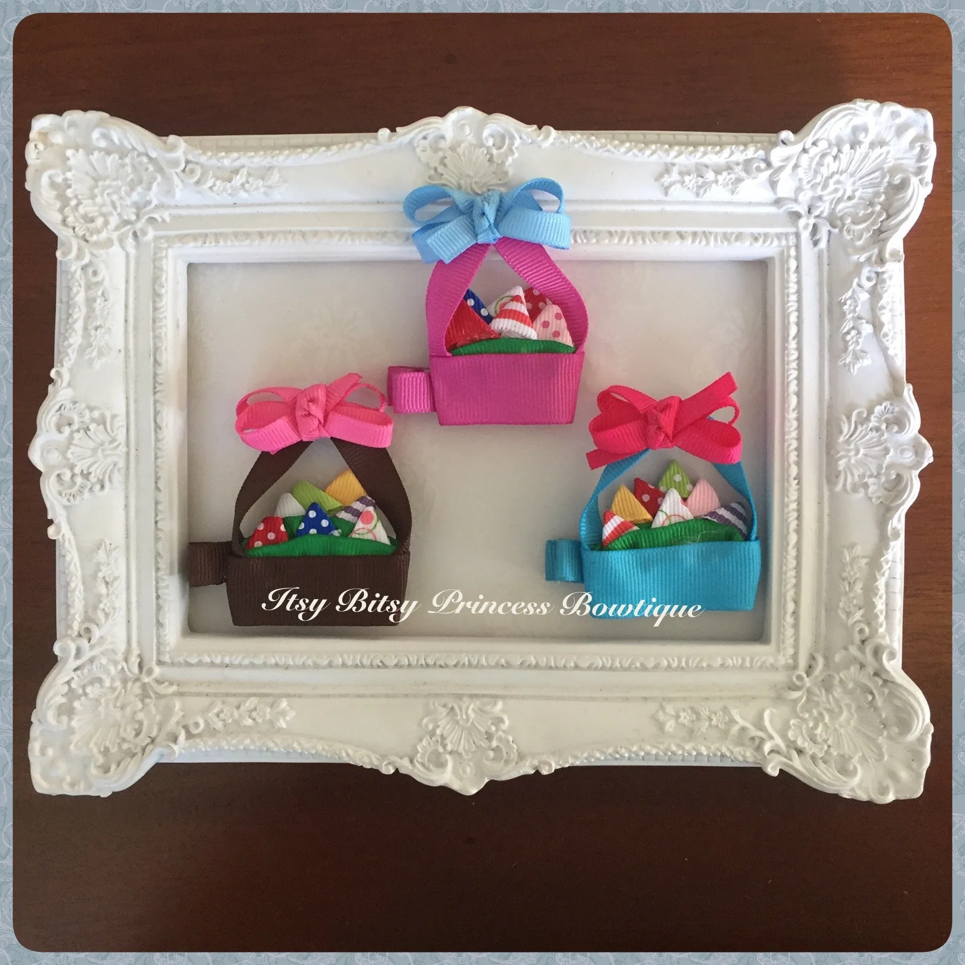 Easter Basket Hair Clips - IN STOCK