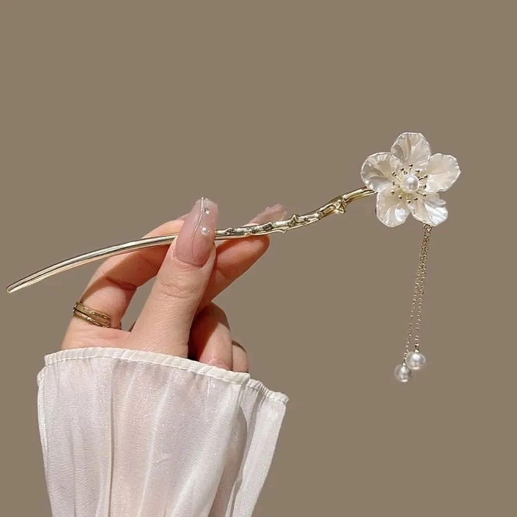 Floral Metal Hair Pin