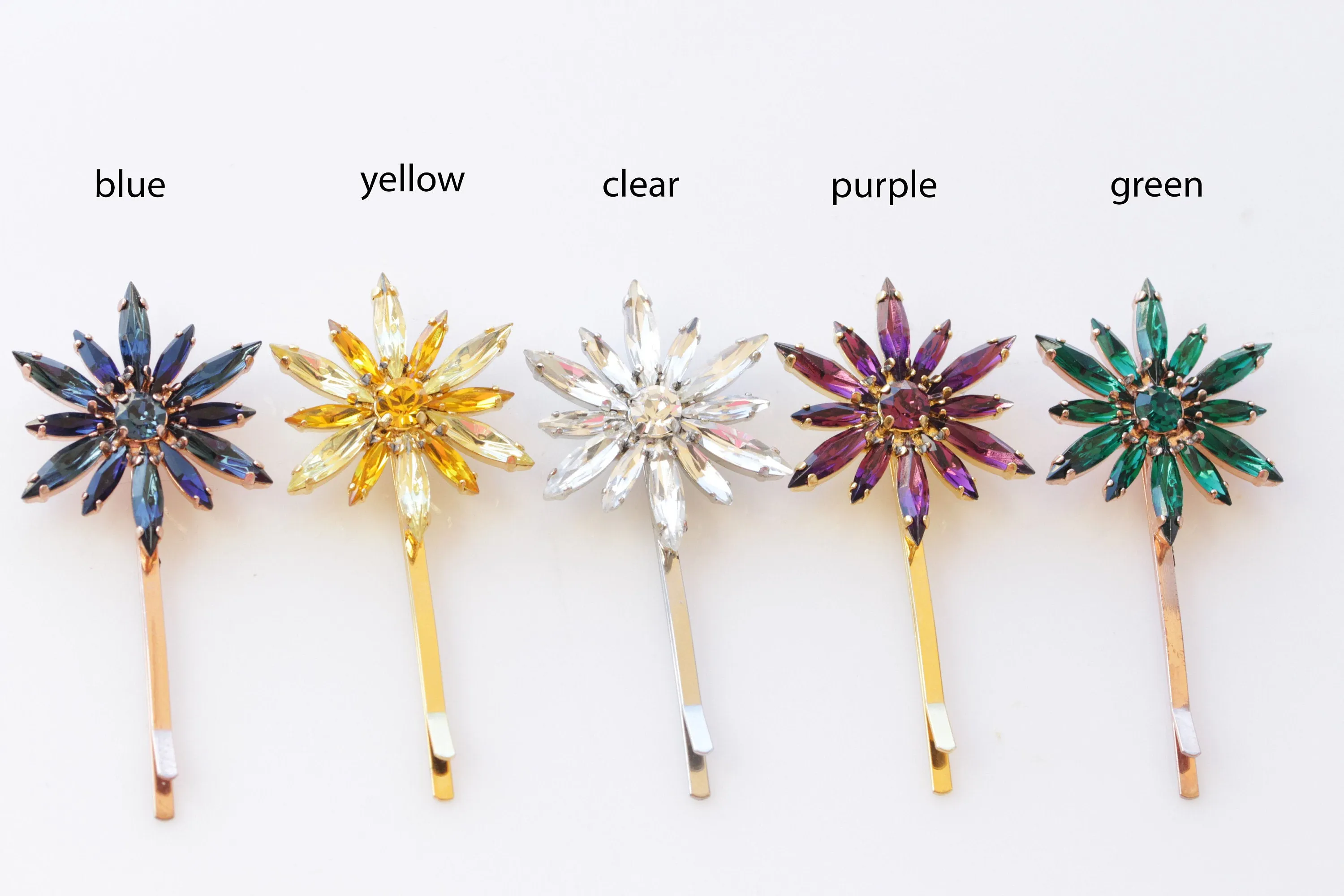 FLOWERS BOBBY PINS