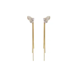 Flying High Butterfly Gold Earrings