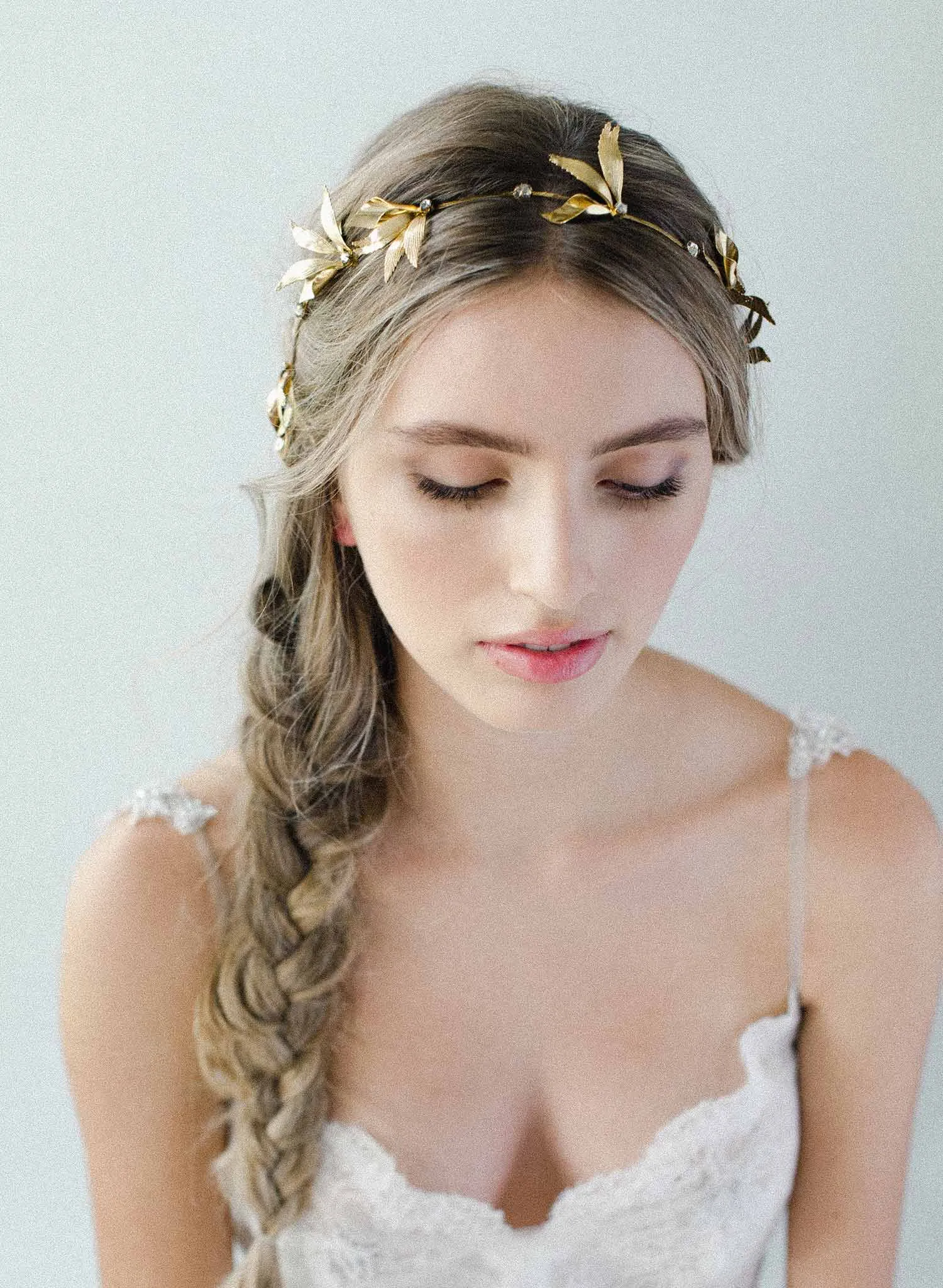 Gilded grecian wings headpiece - Style #2043