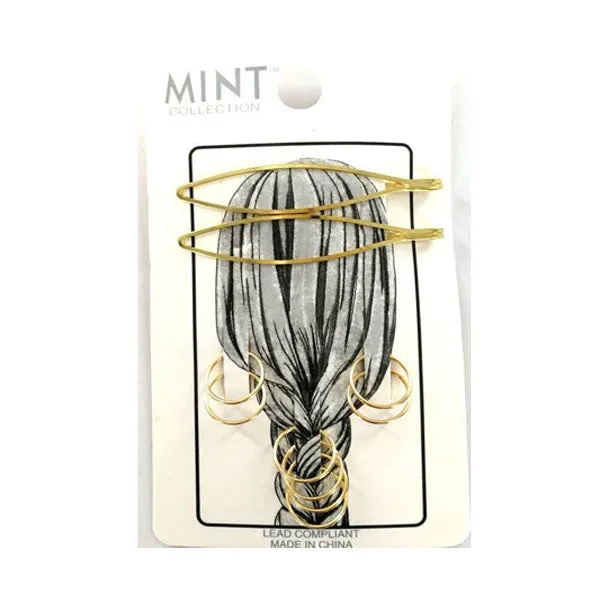 Hair Braid Rings With Pin 10205 (12 units)