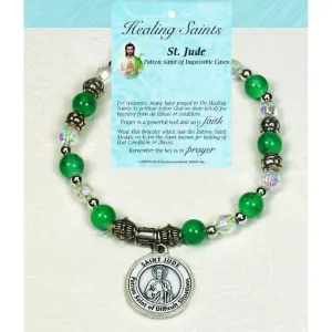 Healing Saint Italian Charm Bracelet - St Jude - Pack of 4