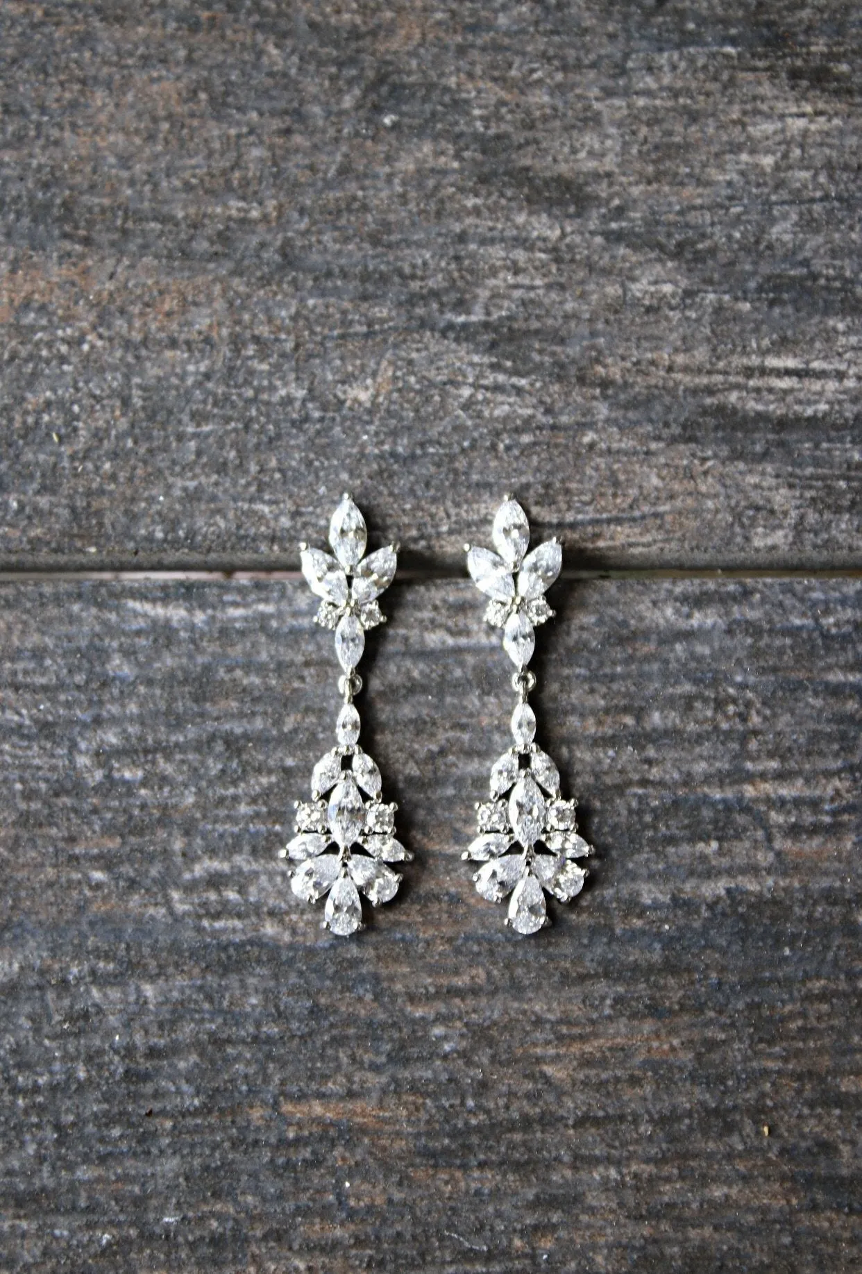 JESSICA Bridal Drop Earrings