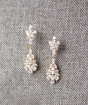 JESSICA Bridal Drop Earrings