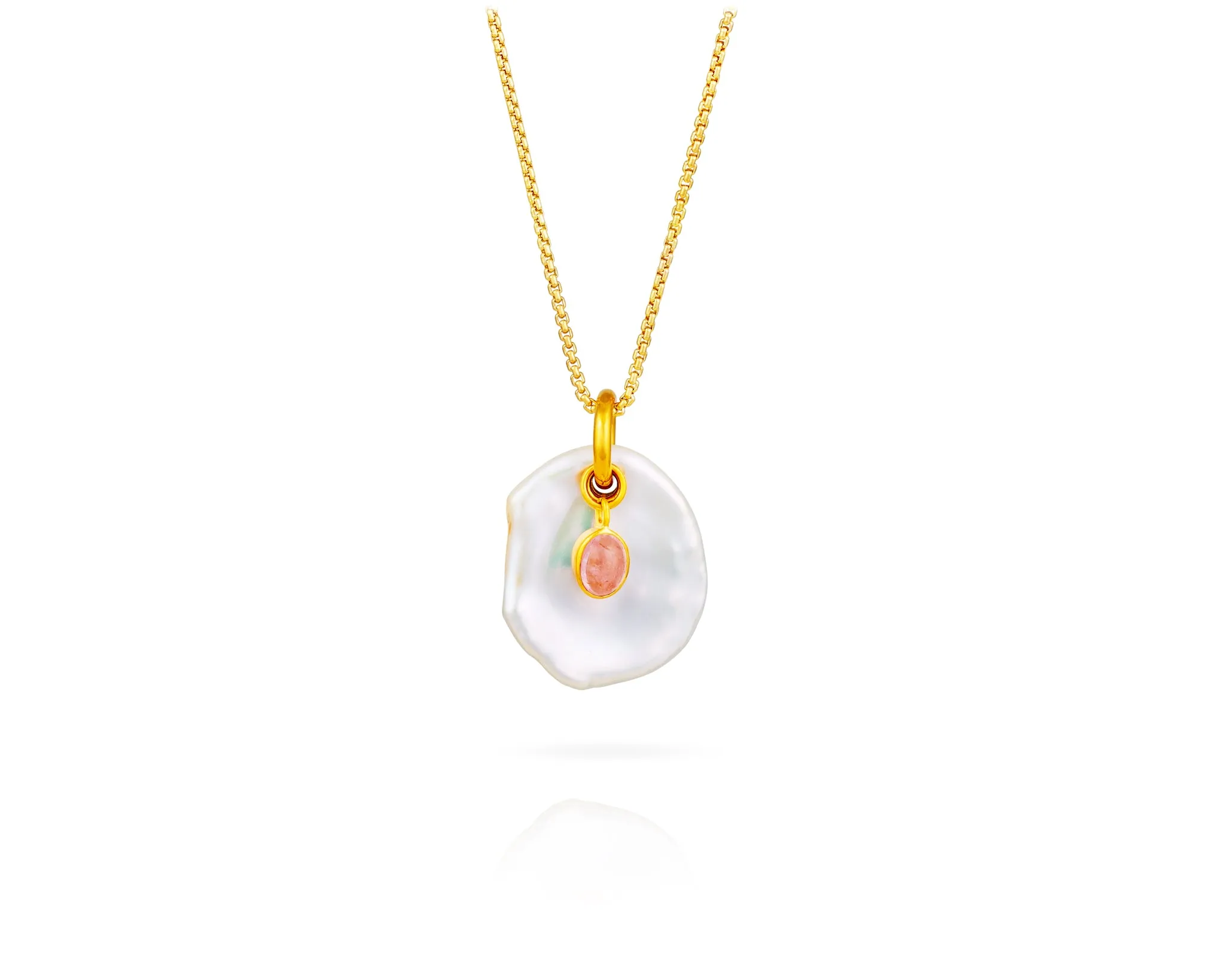 Keshi Pearl Pendant Necklace