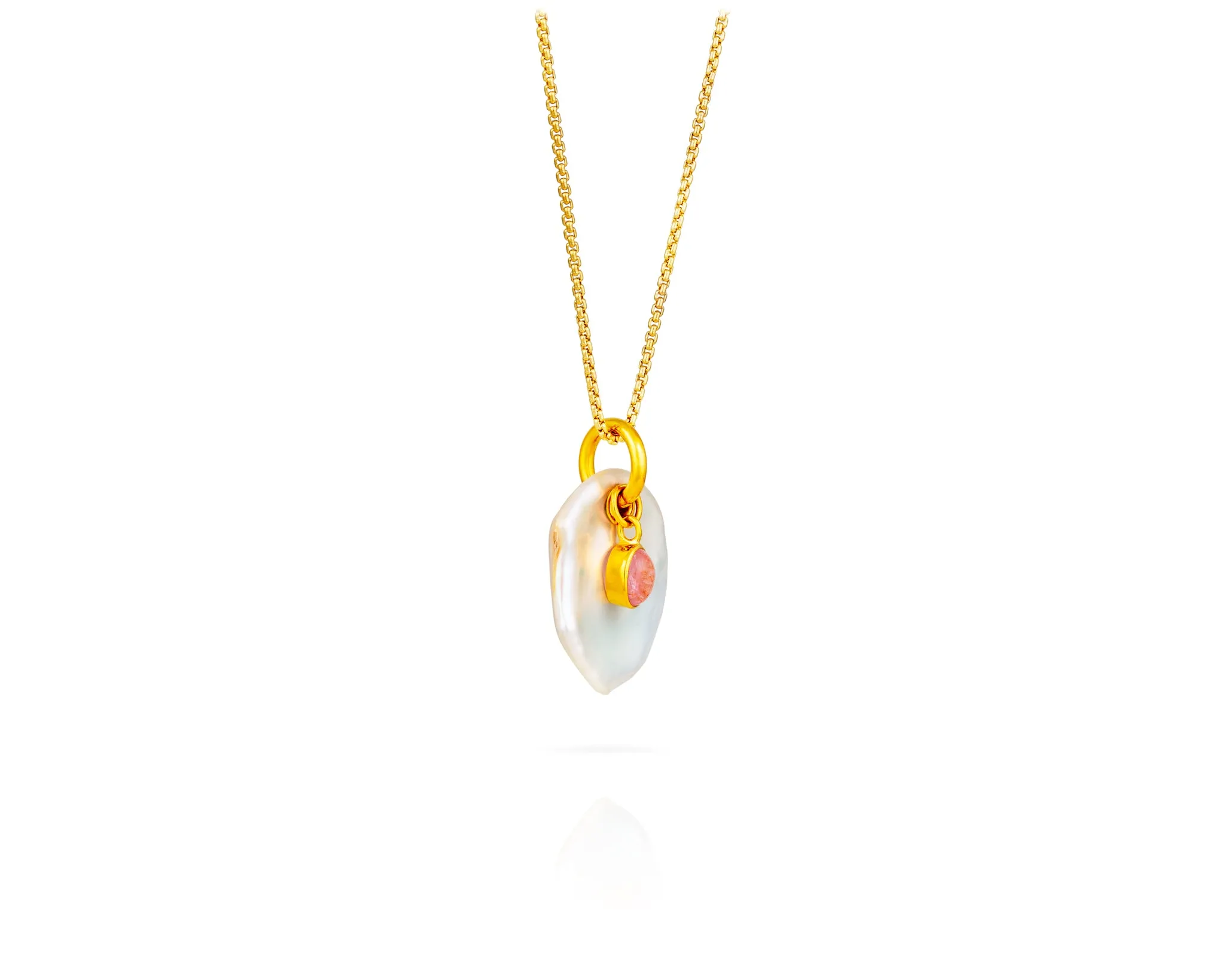 Keshi Pearl Pendant Necklace