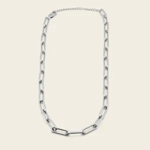 Large Paperclip Chain Necklace