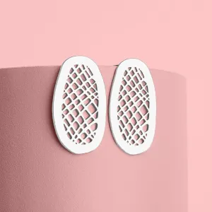 Lattice Stud Earrings