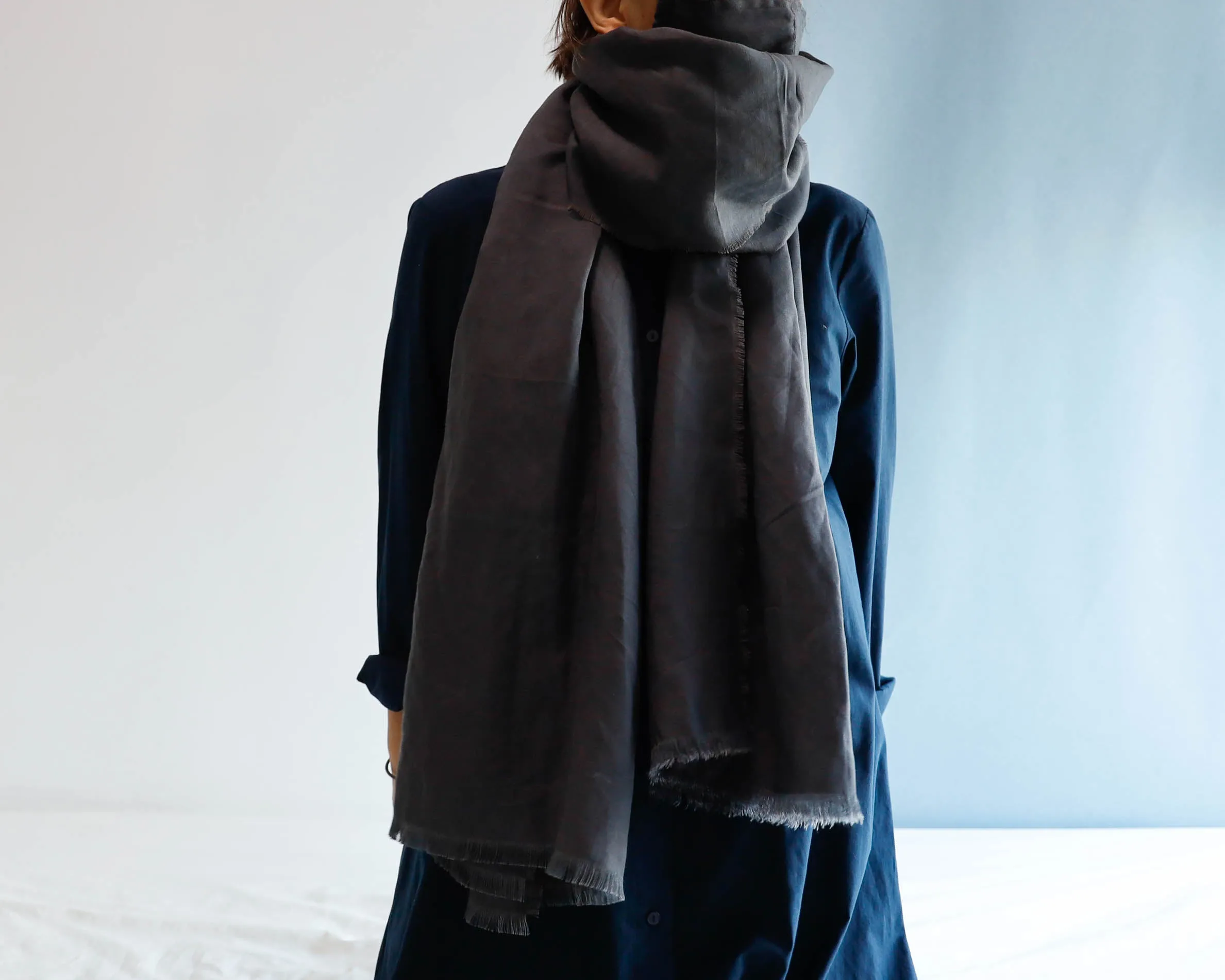 <A03CG> LINEN/RAYON  Scarf