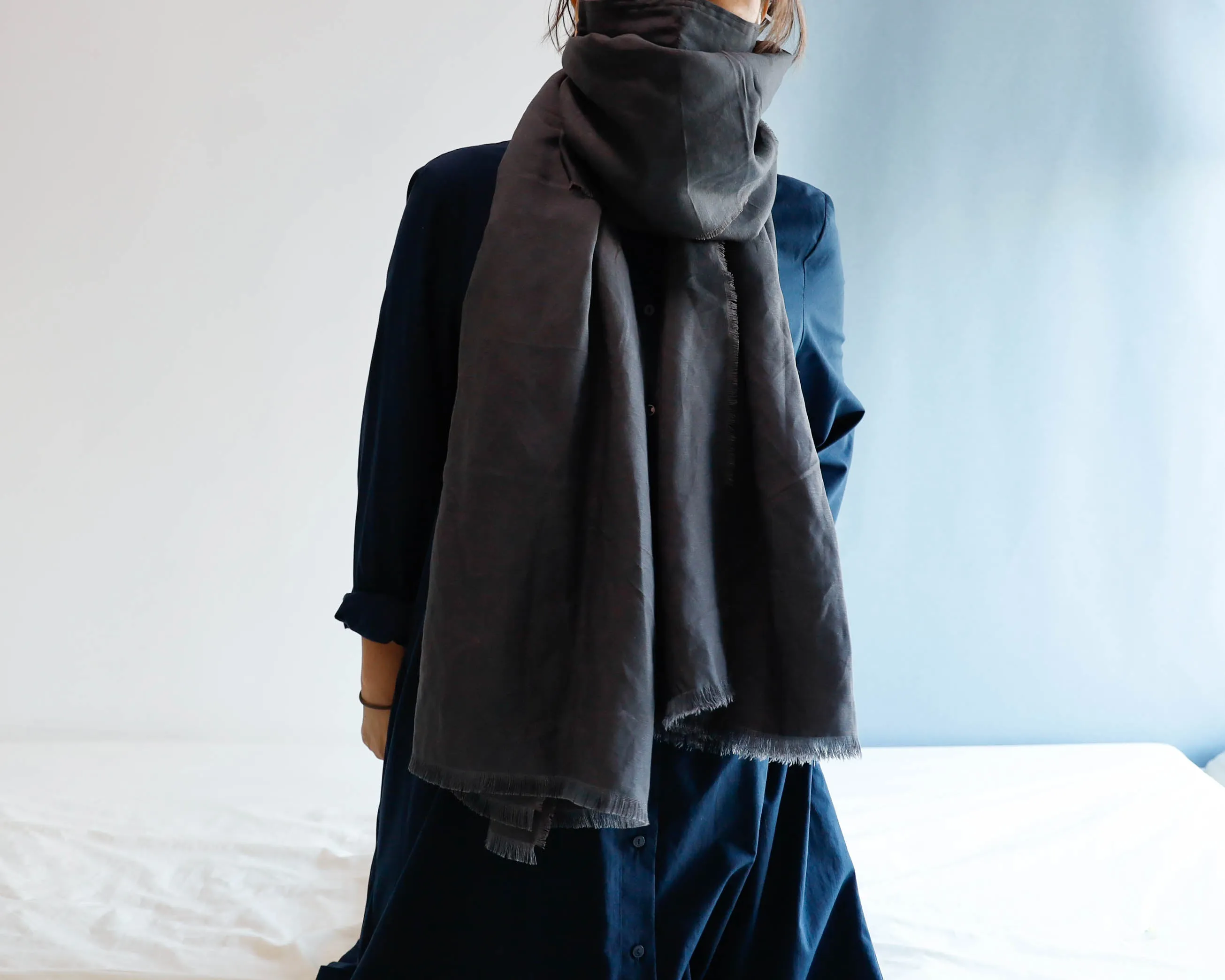 <A03CG> LINEN/RAYON  Scarf