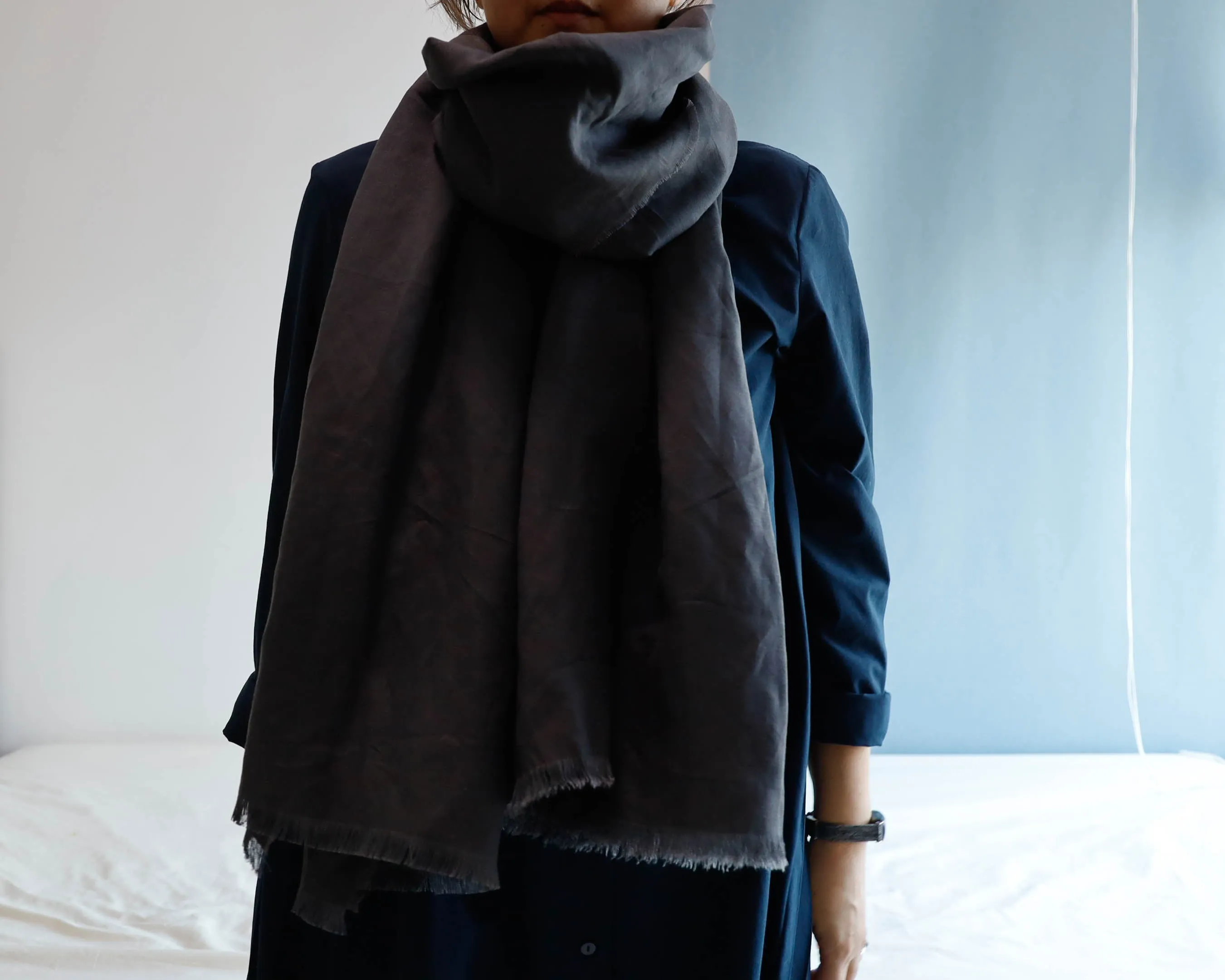 <A03CG> LINEN/RAYON  Scarf