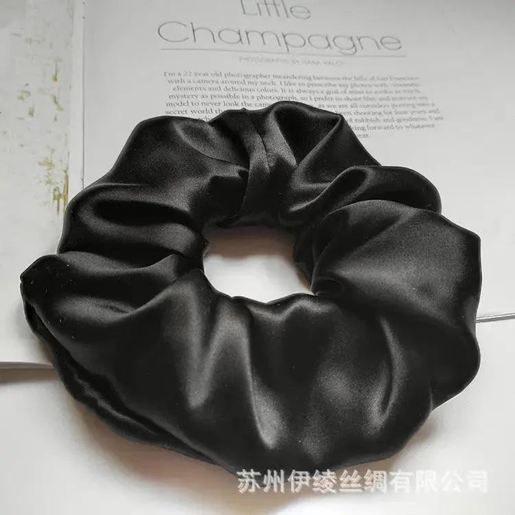 MAC010 hijab scrunchies, silk hair ribbon