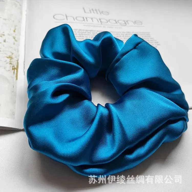 MAC010 hijab scrunchies, silk hair ribbon