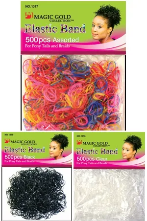 Magic Gold Elastic Band 500pc