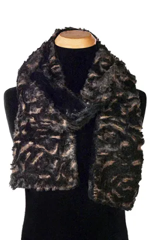 Men's Classic Scarf - Two-Tone, Luxury Faux Fur in Vintage Rose  - Sold Out!