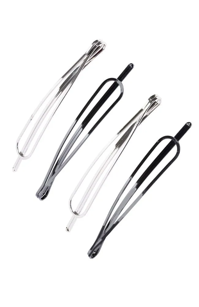 Metal Drop Bobby Pin 4 Pack