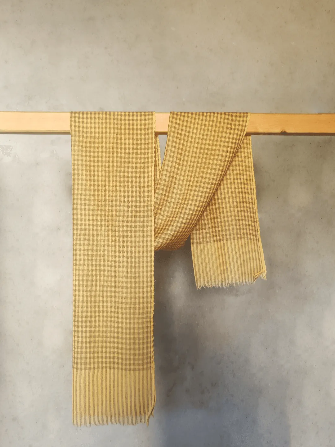 Mustard Wool Scarf